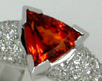 Mandarin Garnet Ring